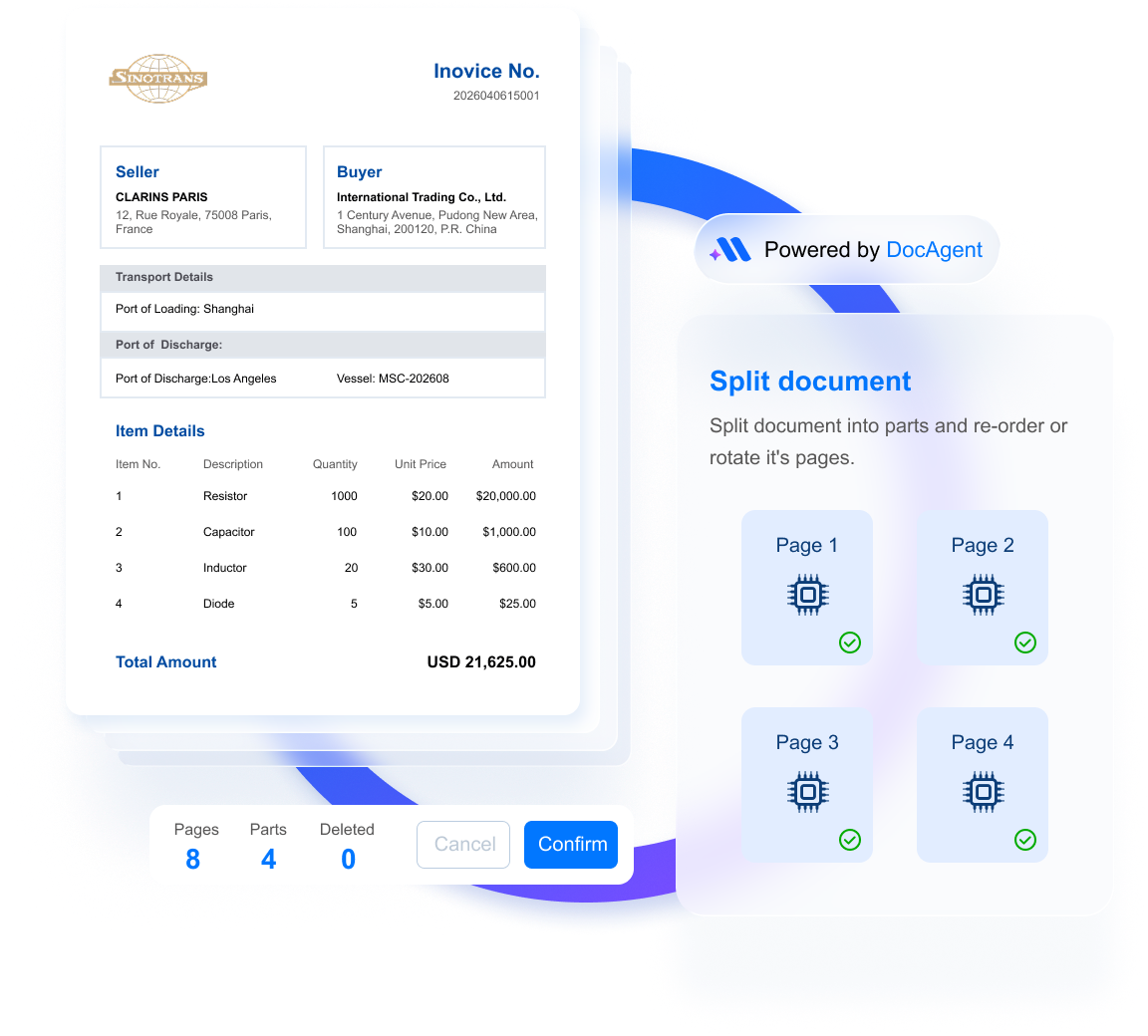 Document splitting automation